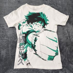 My Hero Academia Funimation Men's White Green Black Black T-Shirt Japan Size S/P